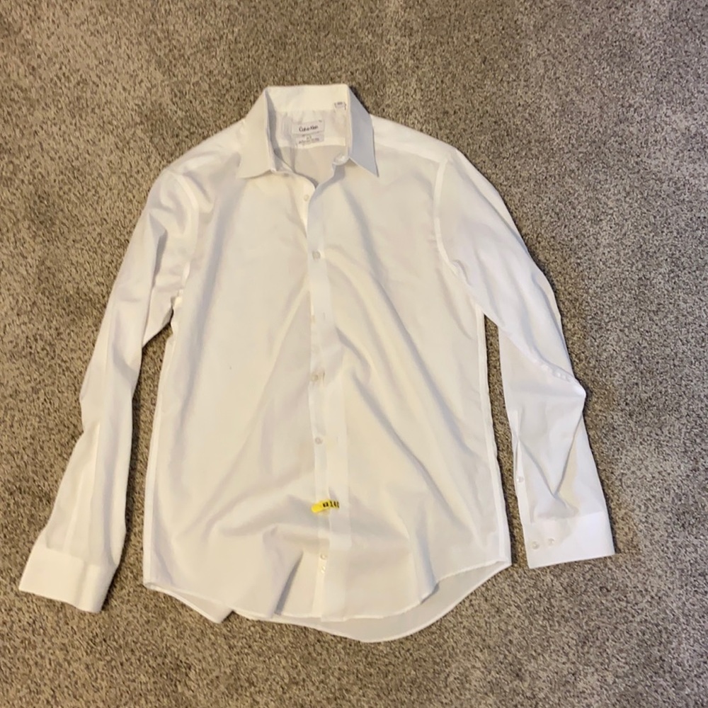 Dry cleaned Calvin Klein dress shirt